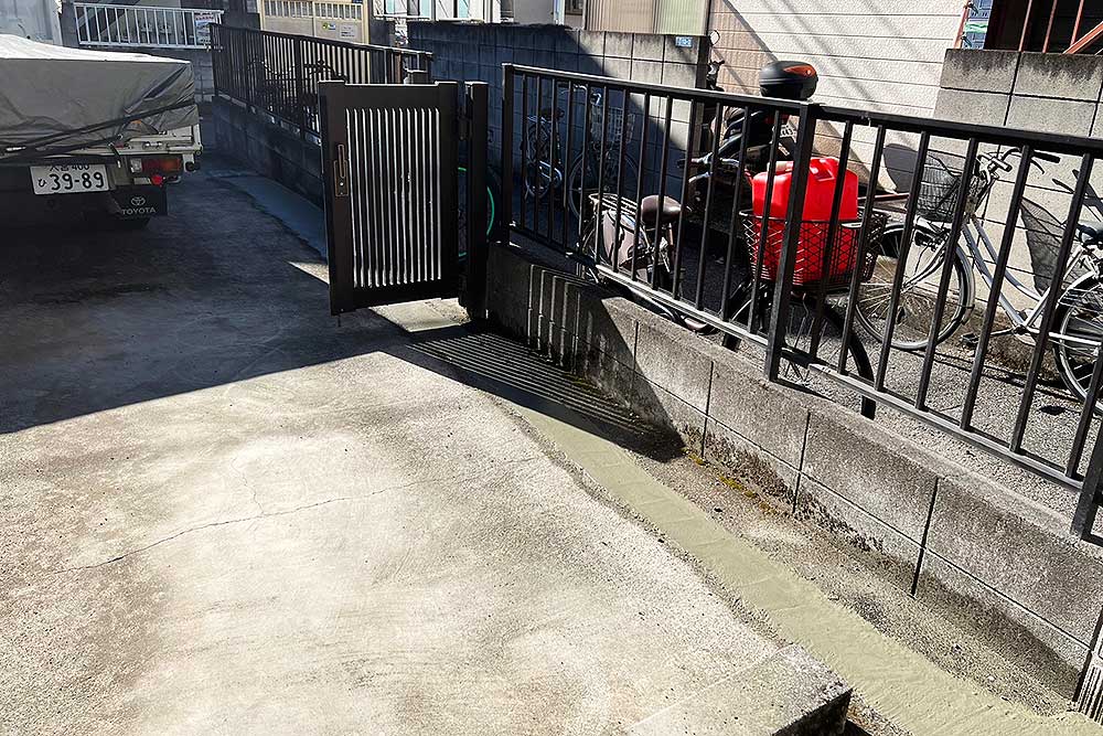 施工後の水道管