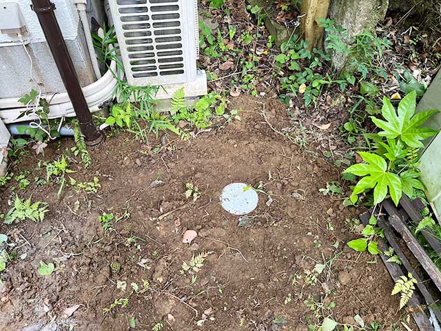 排水桝の交換完了