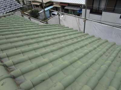 塗装前の屋根
