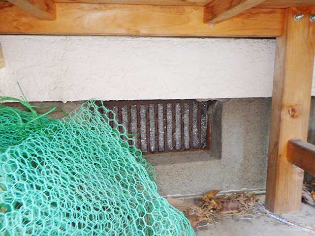 風窓から出てきた泡状の消毒