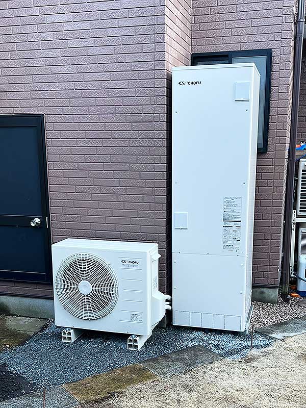 交換後のエコキュート