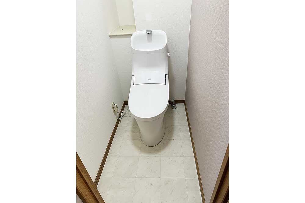 施工後のトイレ