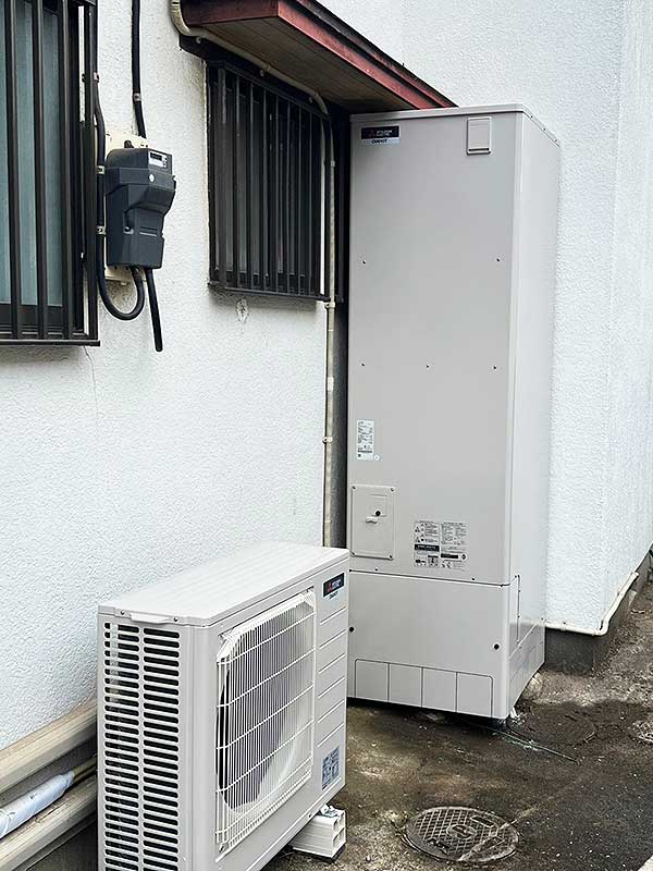 交換後のエコキュート