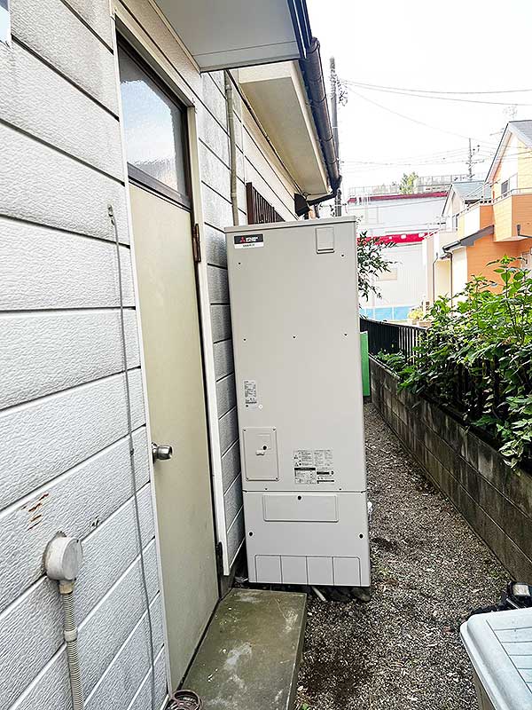 交換後のエコキュート