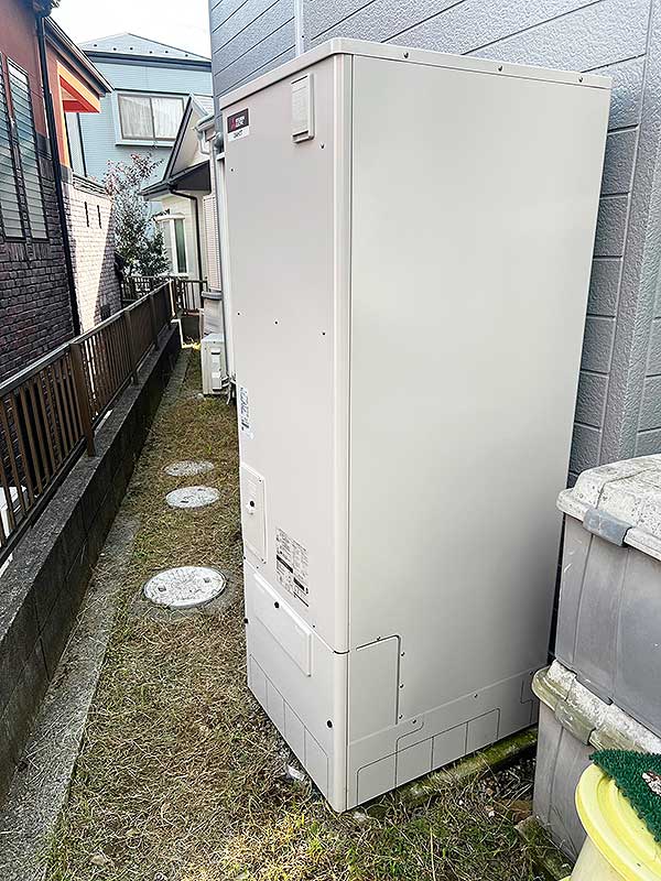 交換後のエコキュート