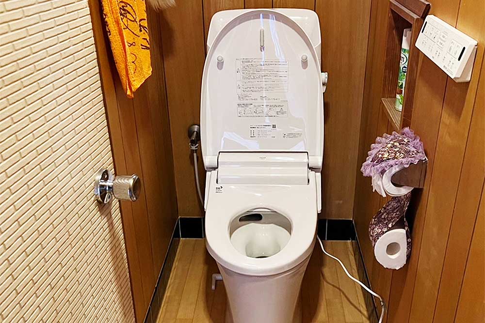 交換後のトイレ