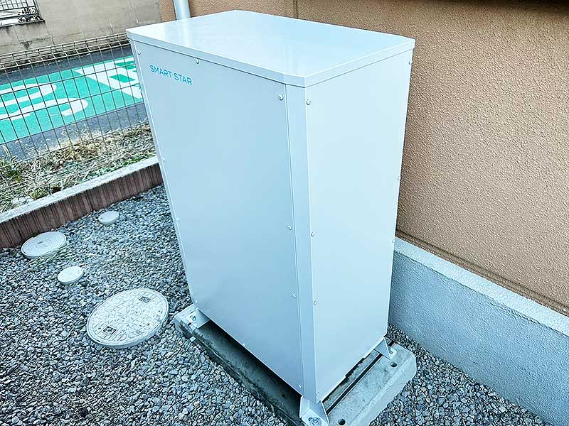 設置後の蓄電池