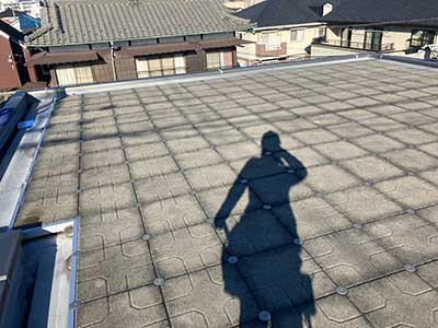 設置前の屋根