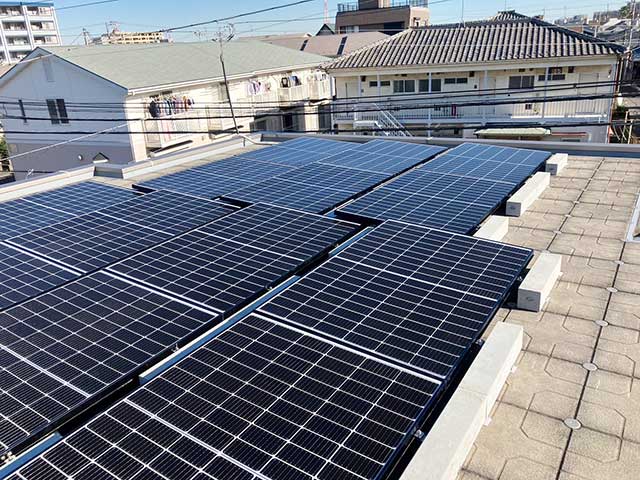太陽光パネル設置