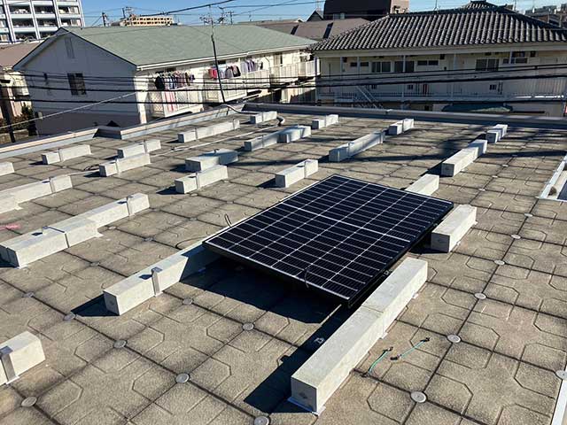 太陽光パネル設置