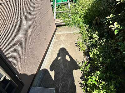 設置前の屋根