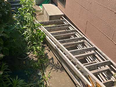 設置前の蓄電池