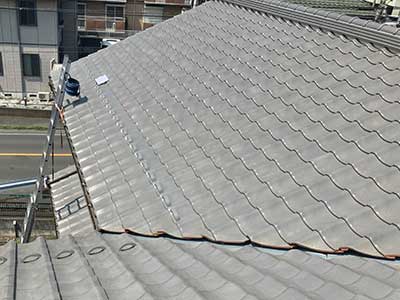 設置前の屋根