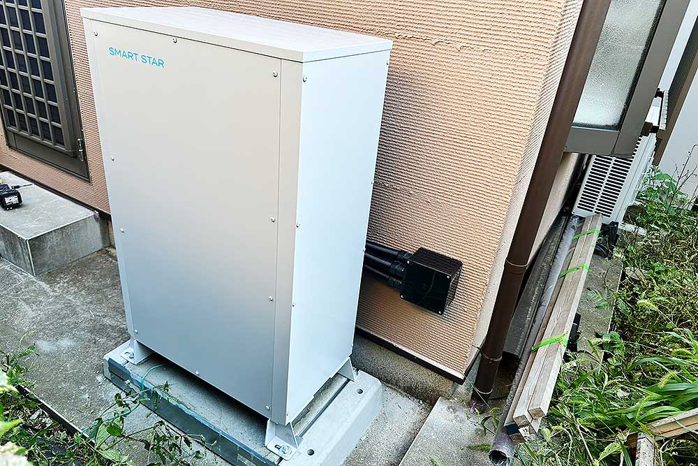 設置後の蓄電池スマートスター