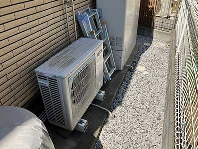 設置前の外観
