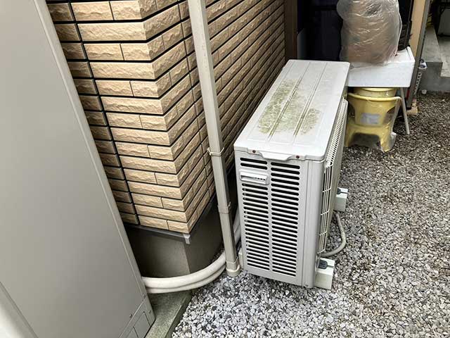 ヒートポンプユニット移動