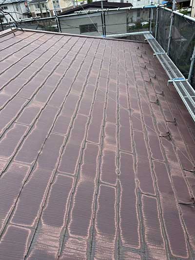 塗装前の屋根