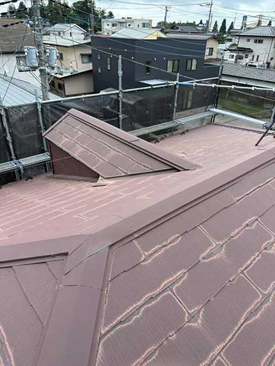 塗装前の屋根