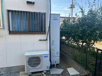 交換前のキッチンリモコン