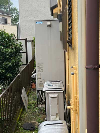交換前のエコキュート