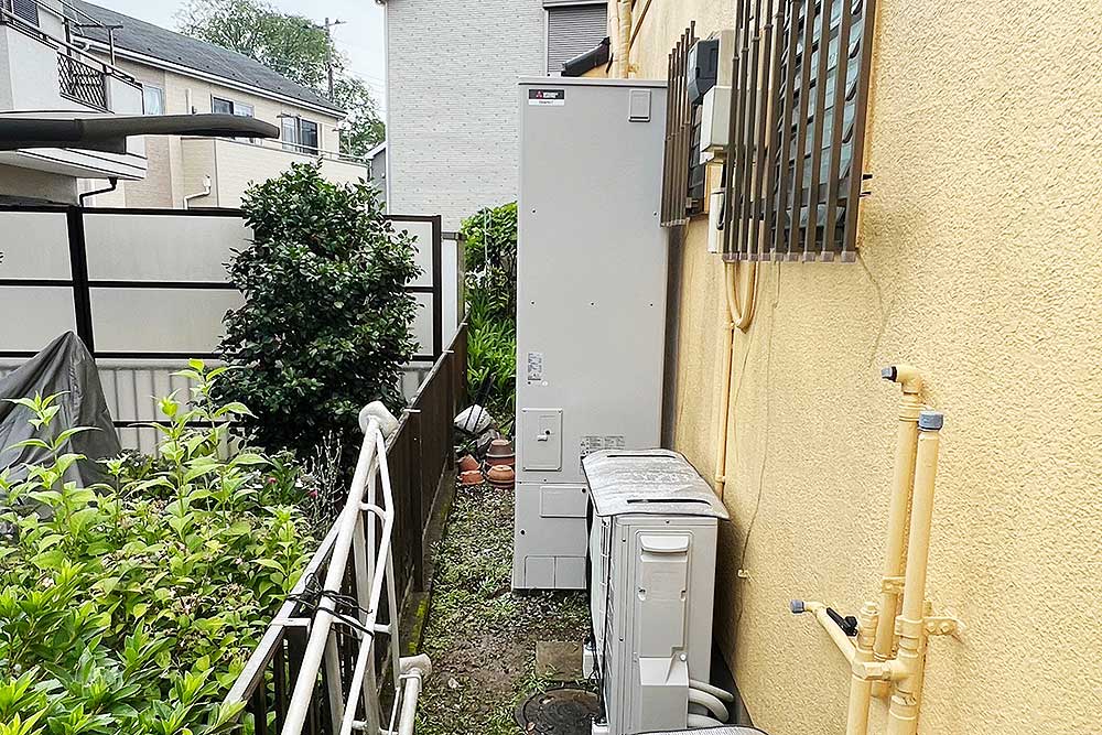 交換後のエコキュート