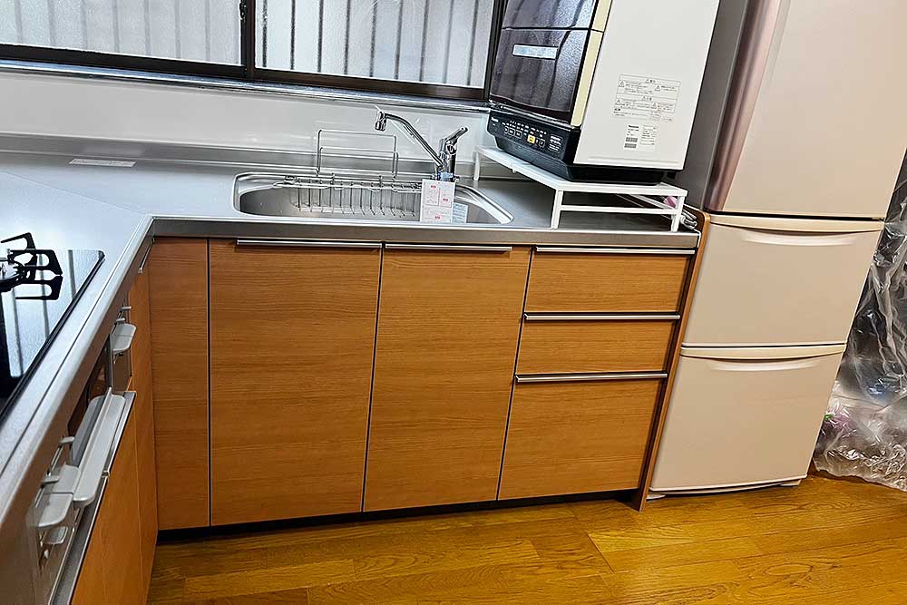 施工後のキッチン