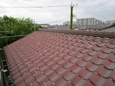 塗装前の屋根