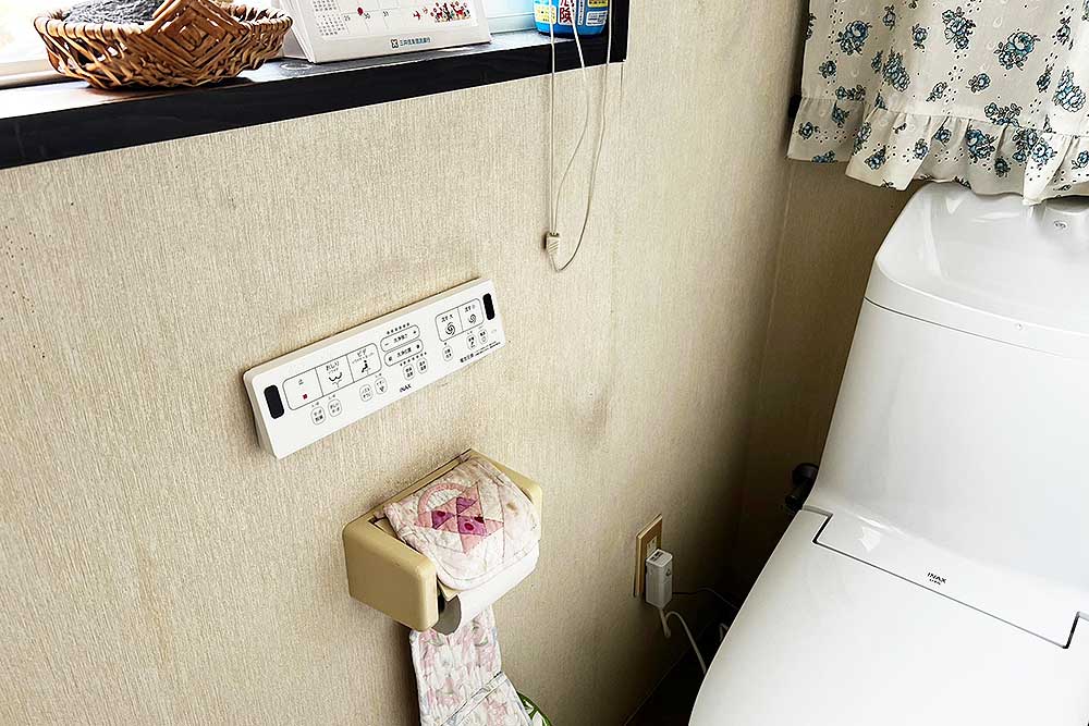 交換後のトイレリモコン