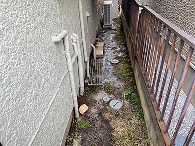 設置前の蓄電池