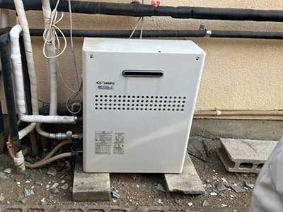 交換前の浴室側リモコン