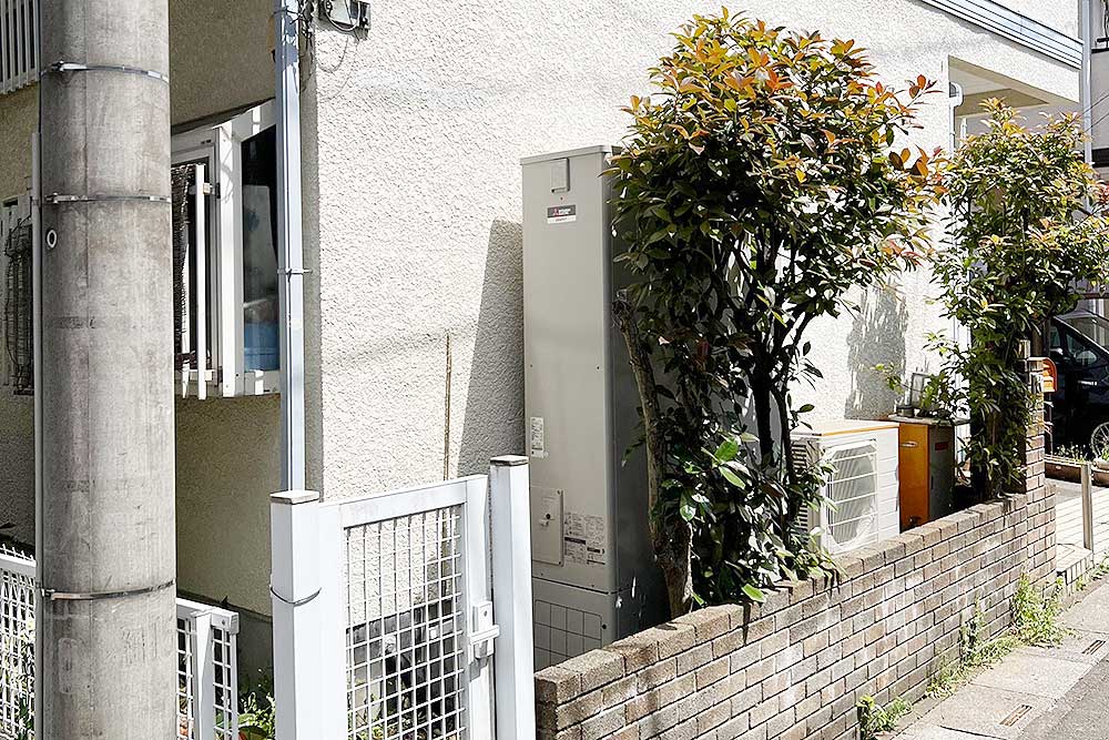 設置後のエコキュート
