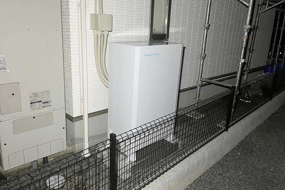 設置後の蓄電池スマートスター