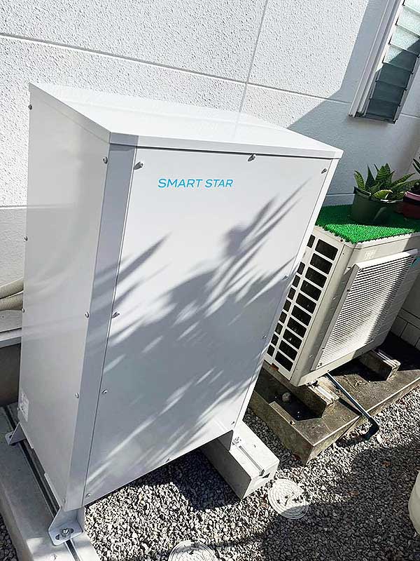 設置後の蓄電池