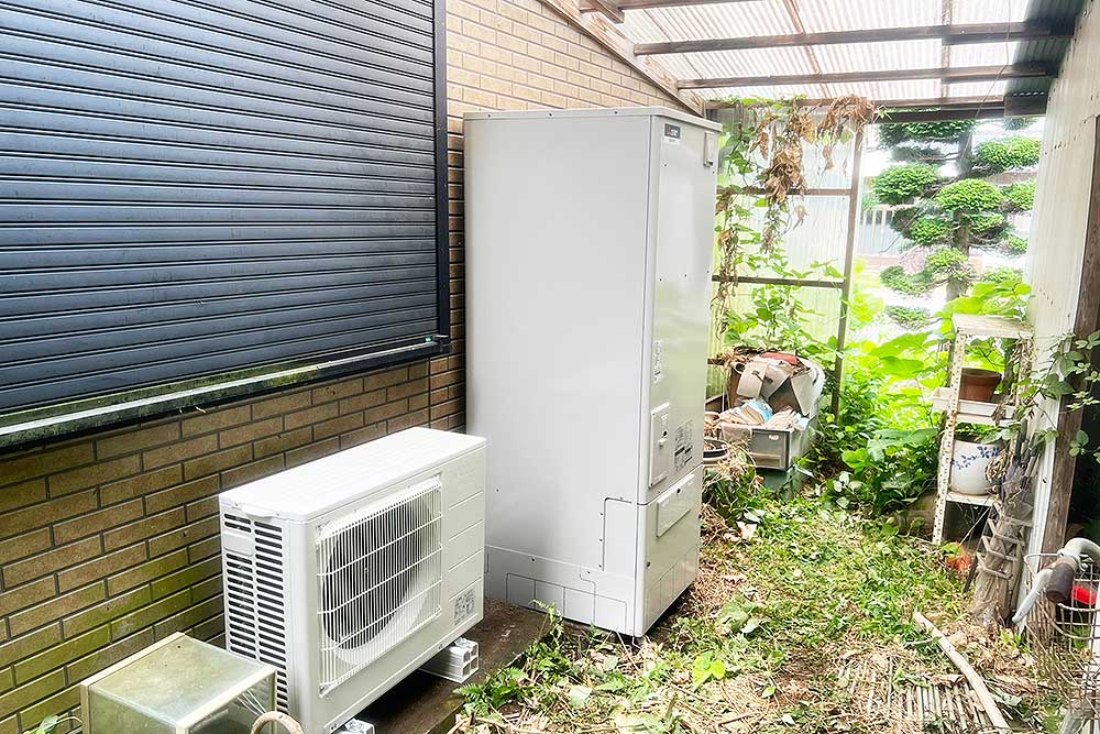 交換後のエコキュート