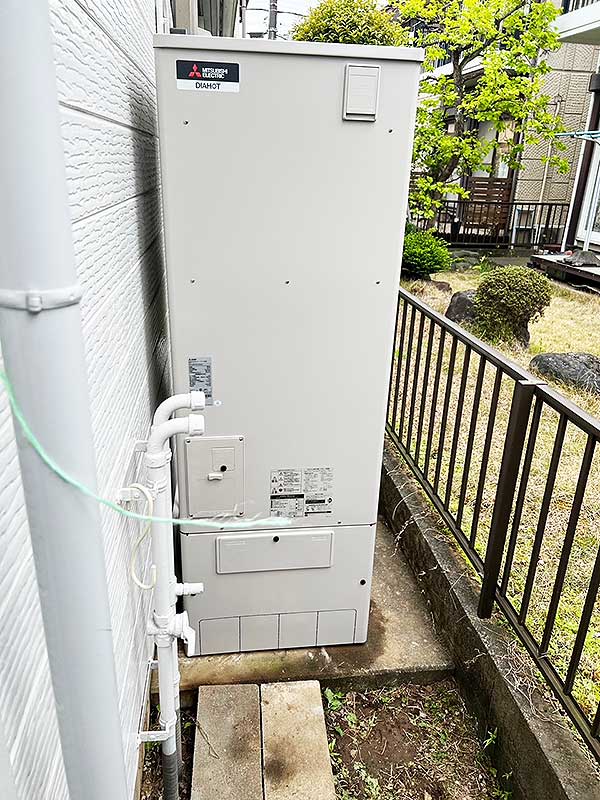 交換後のエコキュート