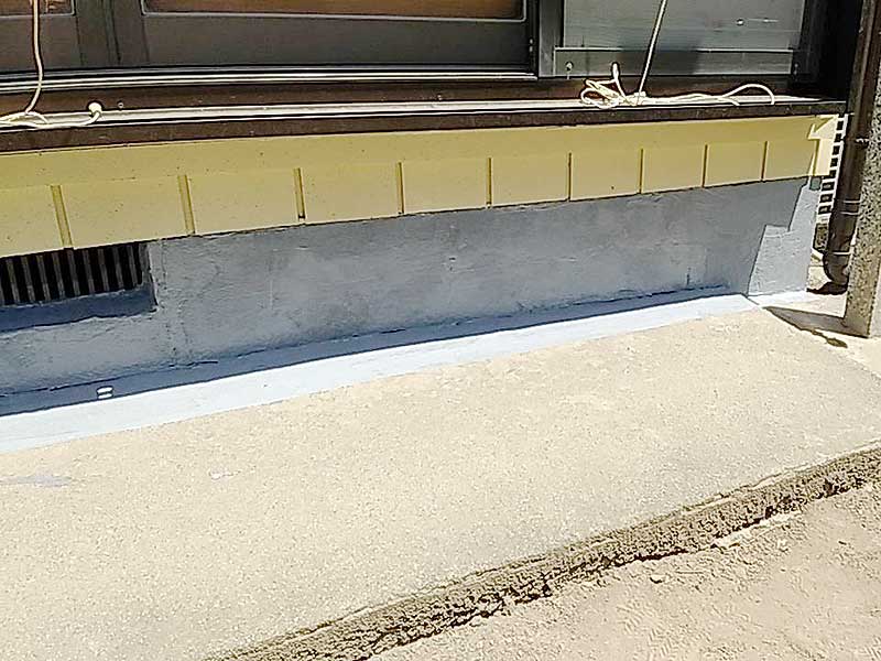 施工後の基礎