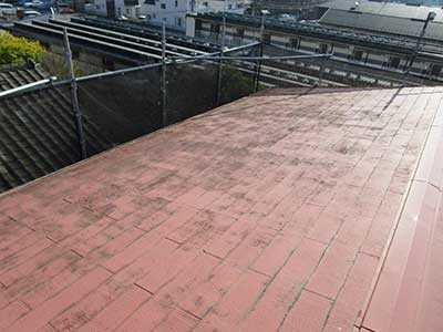 塗装前の屋根
