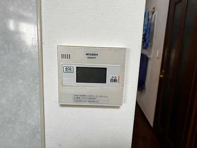 交換前のキッチンリモコン