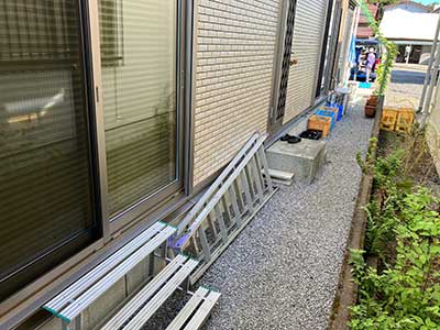 設置前の外観