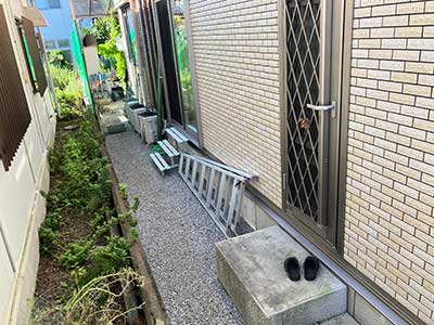 設置前の外観