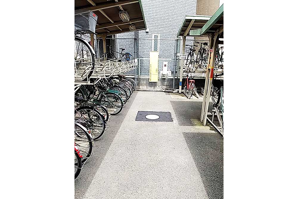 設置後の浸透桝