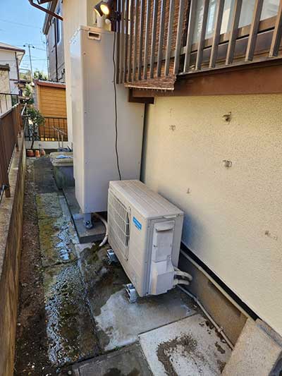 交換前のエコキュート