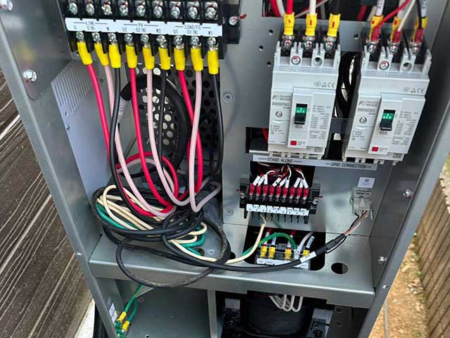 蓄電池スマートスター取付