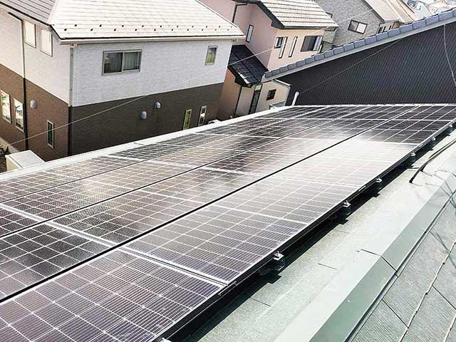電気配線太陽光のパネル接続