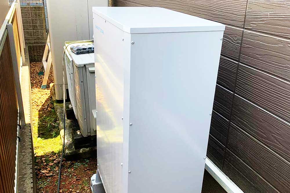 設置後の蓄電池