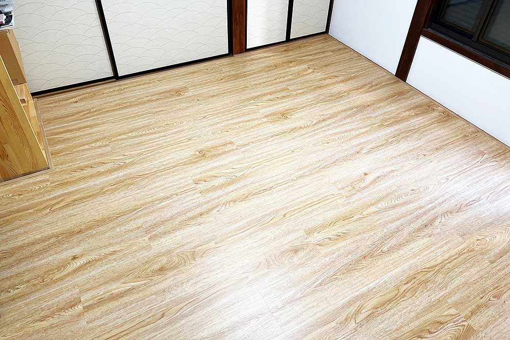 設置後の床暖房ヒートプラス
