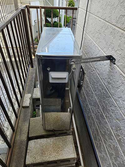 交換前の石油給湯器