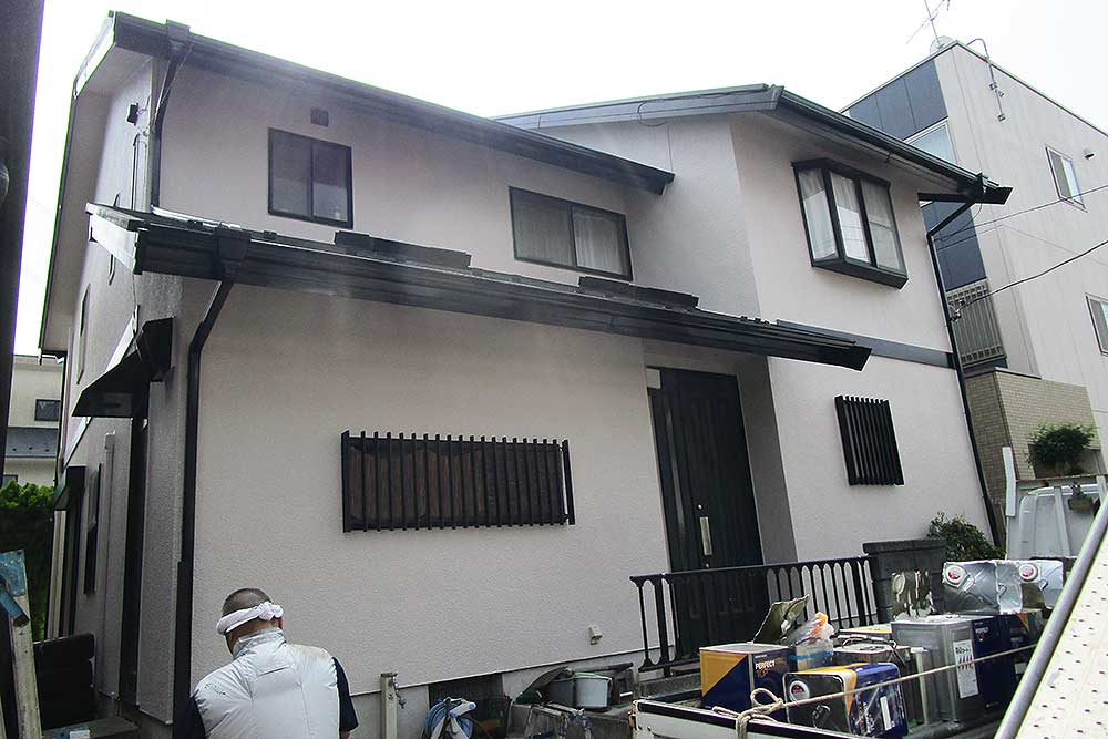 塗装後の外壁