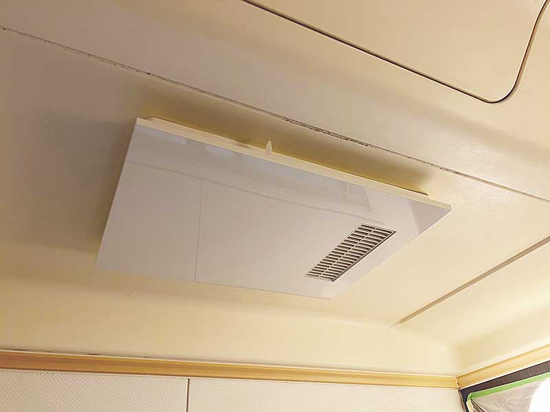 交換後の浴室リモコン