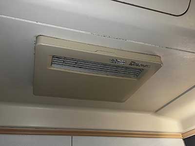 交換前の浴室リモコン